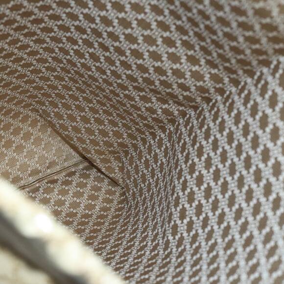 CELINE Macadam Canvas Shoulder Bag Coated Canvas Beige - Picture 15 of 16